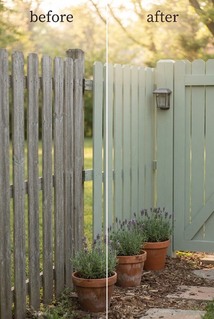 Budget-Friendly Modern Fence Makeover Ideas